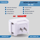 Ổ cắm chuyển 3 chấu sang 2 chấu 3500W | Phích cắm chịu tải cao cho bếp từ, ấm siêu tốc | EAES Chính Hãng 2