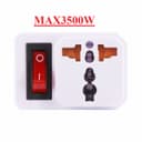 Ổ cắm chuyển 3 chấu sang 2 chấu 3500W | Phích cắm chịu tải cao cho bếp từ, ấm siêu tốc | EAES Chính Hãng 4