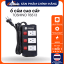 Ổ CẮM CAO CẤP LỌC ÂM CHỐNG SÉT TOSHINO TIS315 DÀI 3M 5
