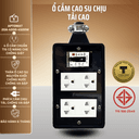 Ổ cắm cao su chịu tải siêu bền chịu tải 4500W, chống nước, chống va đập 2