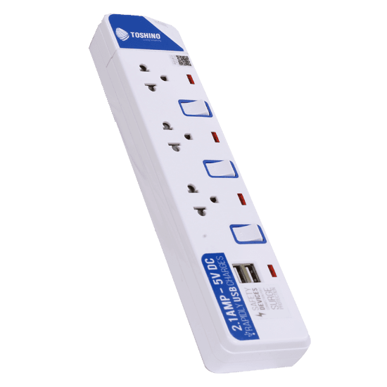 Ổ cắm điện chống sét TOSHINO ET-913-USB